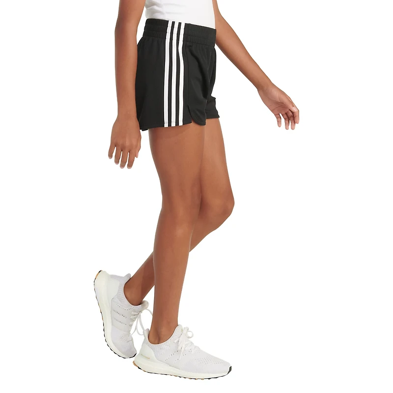 adidas Girls' 3S Pacer Mesh Shorts