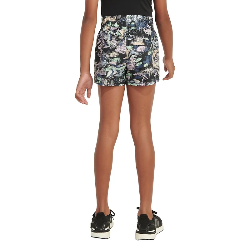 adidas Girls' All Over Print Woven Pacer Shorts 3 in