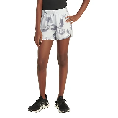 adidas Girls' All Over Print Woven Retro Shorts