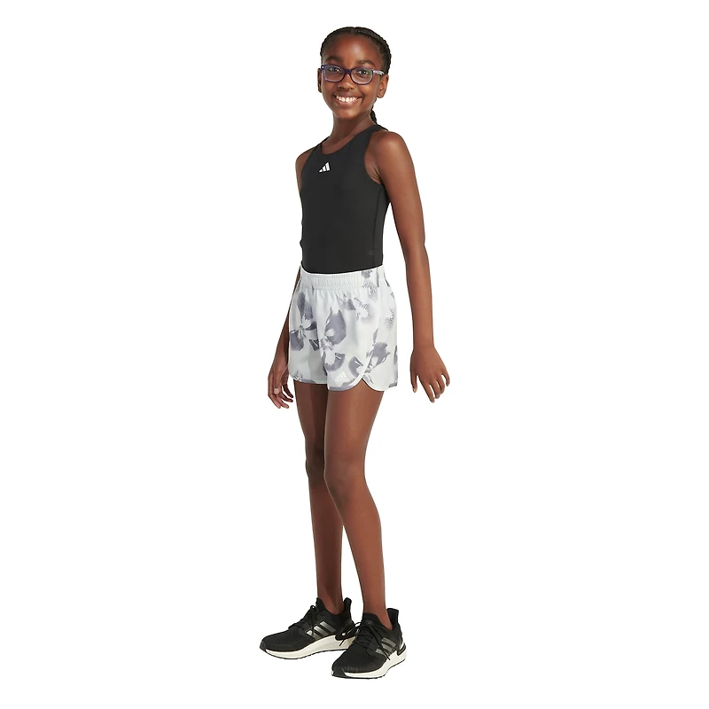 adidas Girls' All Over Print Woven Retro Shorts