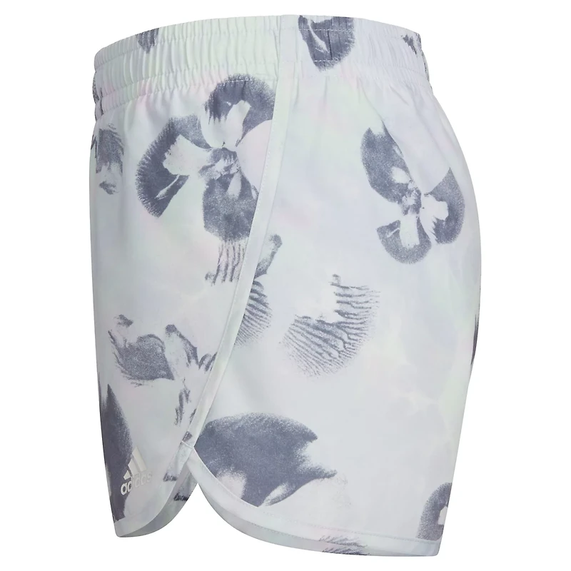 adidas Girls' All Over Print Woven Retro Shorts