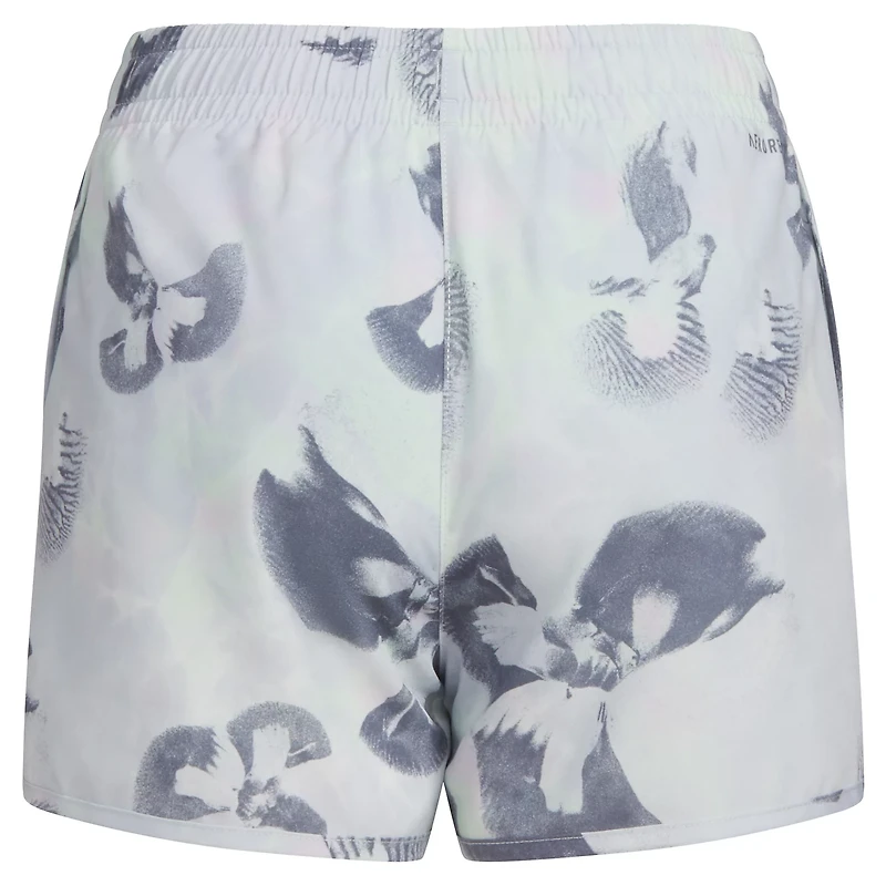 adidas Girls' All Over Print Woven Retro Shorts