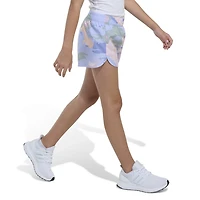 adidas Girls' AOP Woven Pacer Shorts 2-3/4