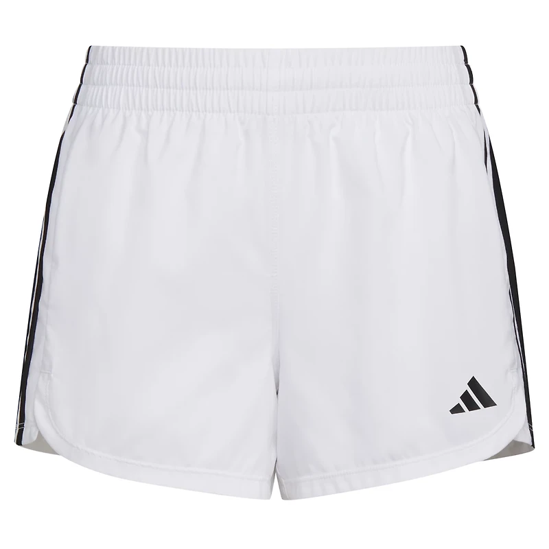 adidas Girls' CLR 3-Stripe Woven Pacer Shorts