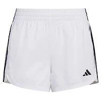 adidas Girls' CLR 3-Stripe Woven Pacer Shorts