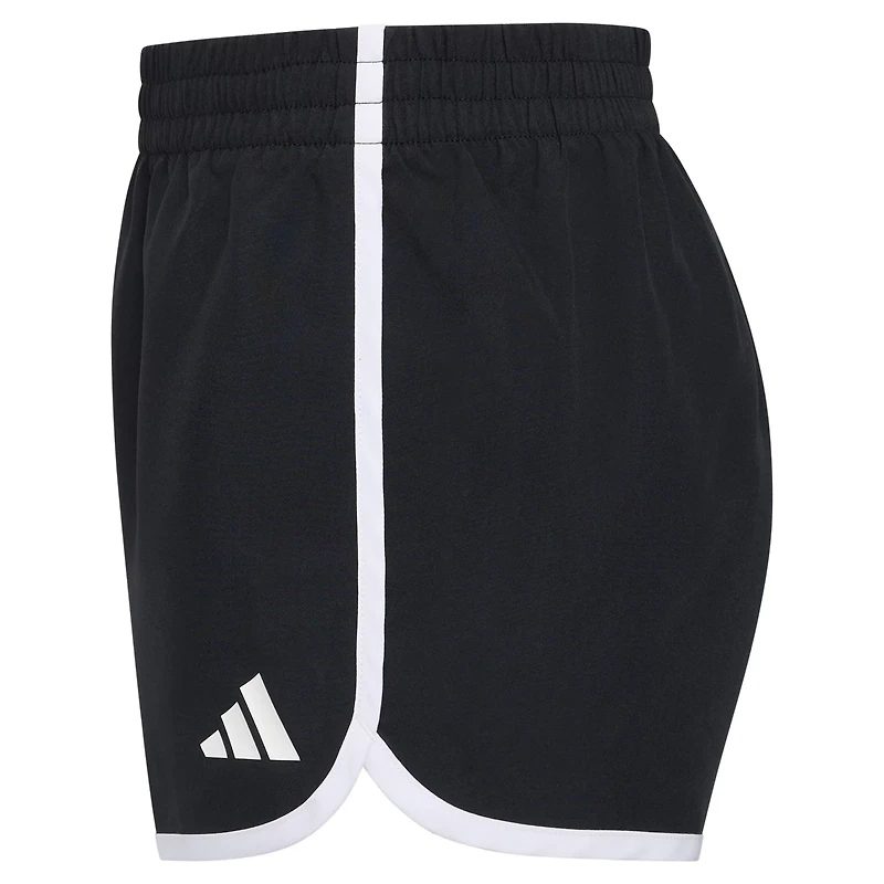 adidas Girls' Woven Pacer Shorts 2-3/4