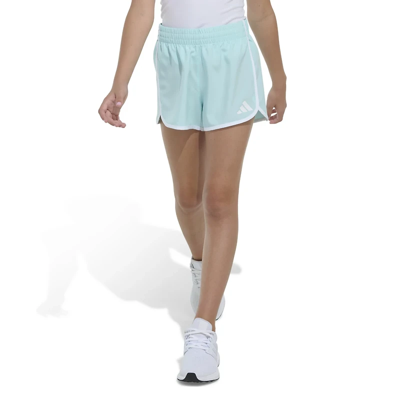 adidas Girls' Woven Pacer Shorts 2-3/4