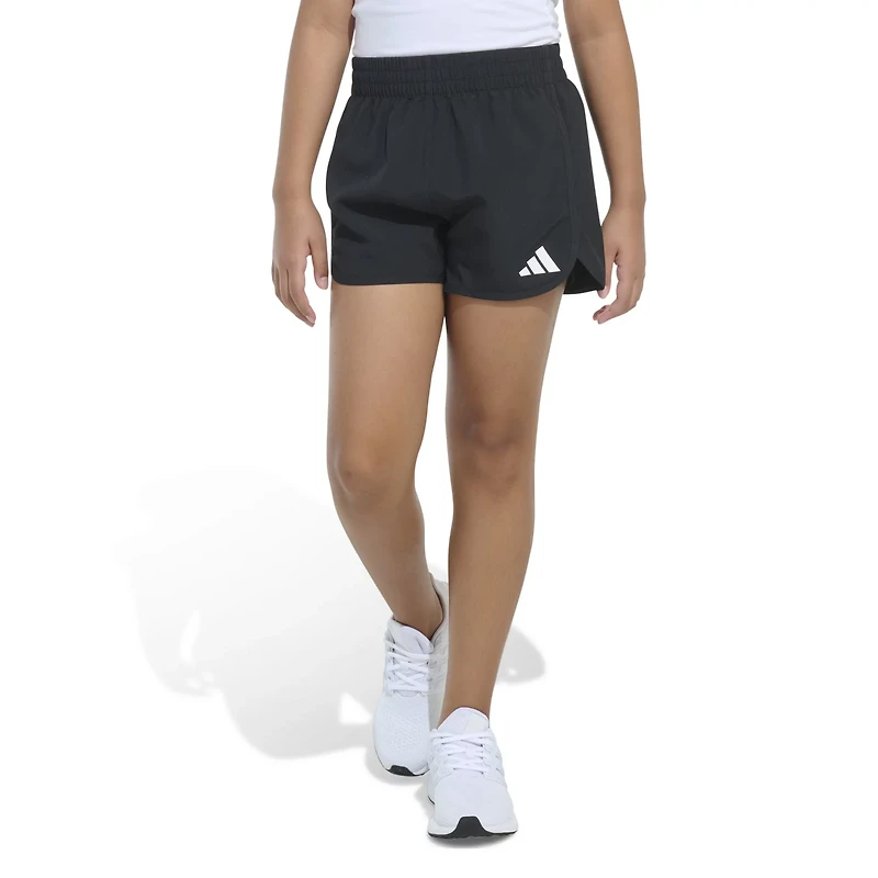 adidas Girls' Woven Pacer Shorts 2-3/4