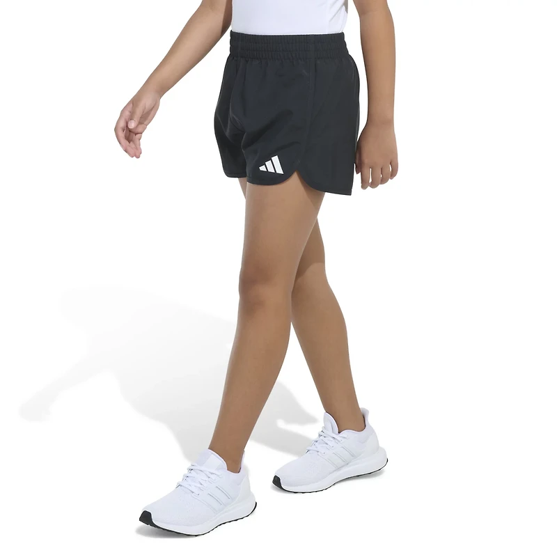 adidas Girls' Woven Pacer Shorts 2-3/4