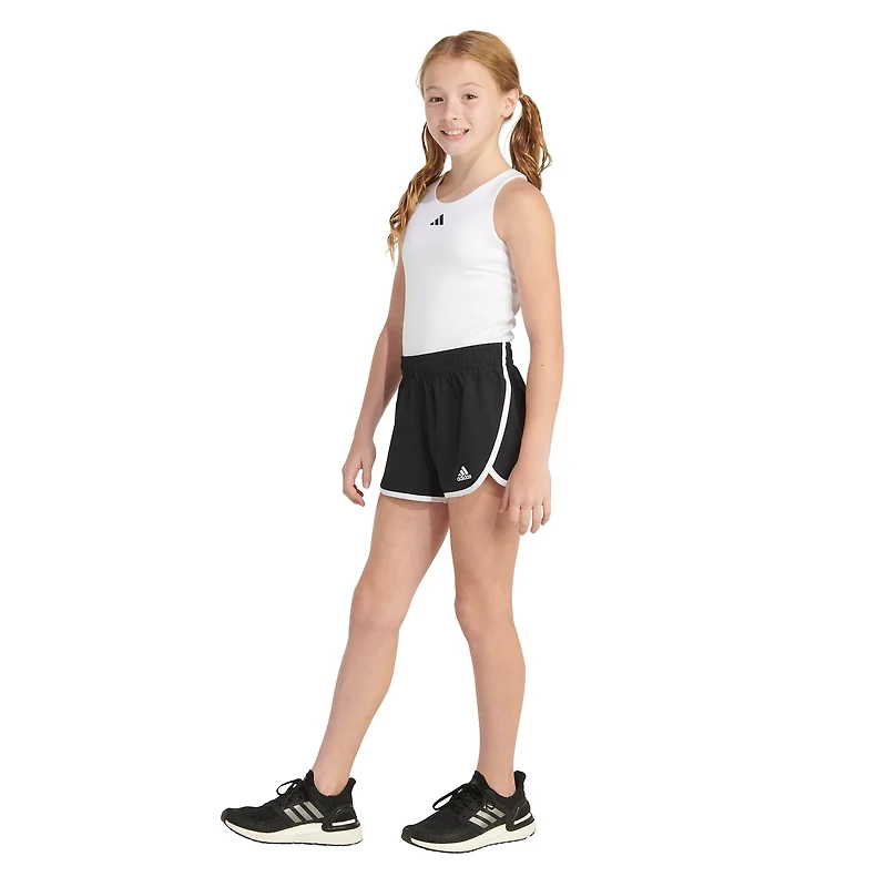 adidas Girls' Woven Retro YRR Shorts 3