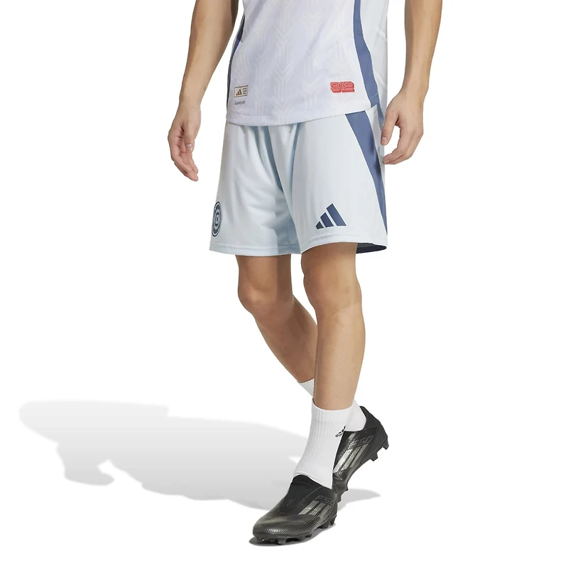 adidas Light Chicago Fire Away 2025 Municipal Device Kit Authentic Shorts