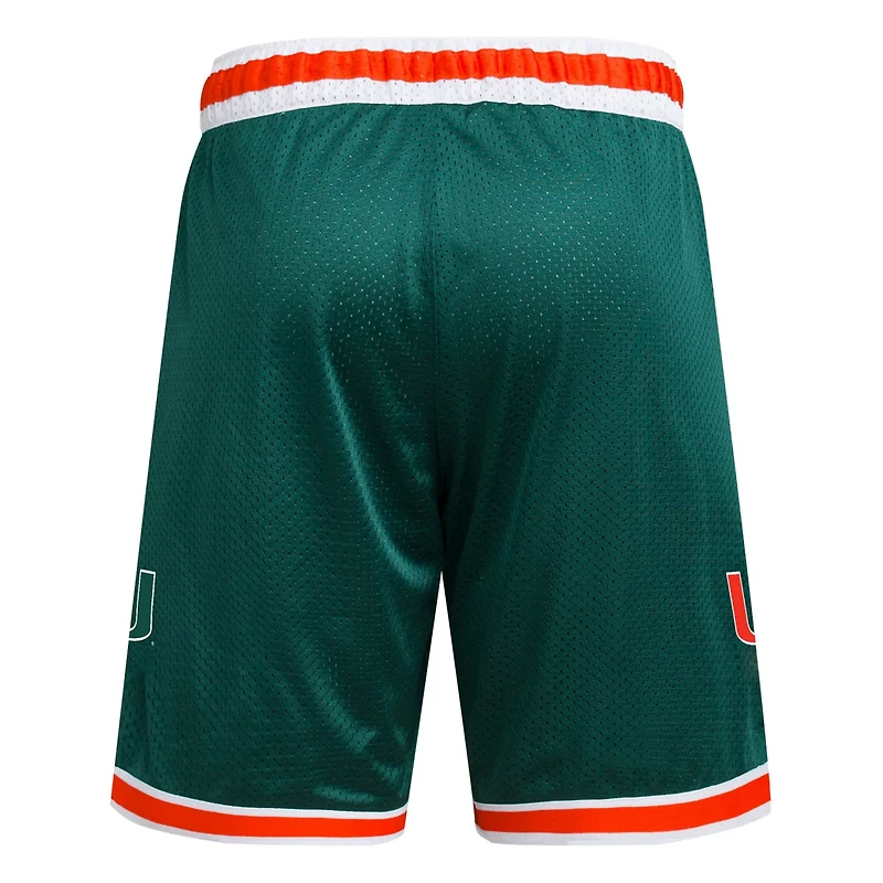 adidas Miami Hurricanes Swingman Replica Basketball Shorts