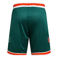 adidas Miami Hurricanes Swingman Replica Basketball Shorts