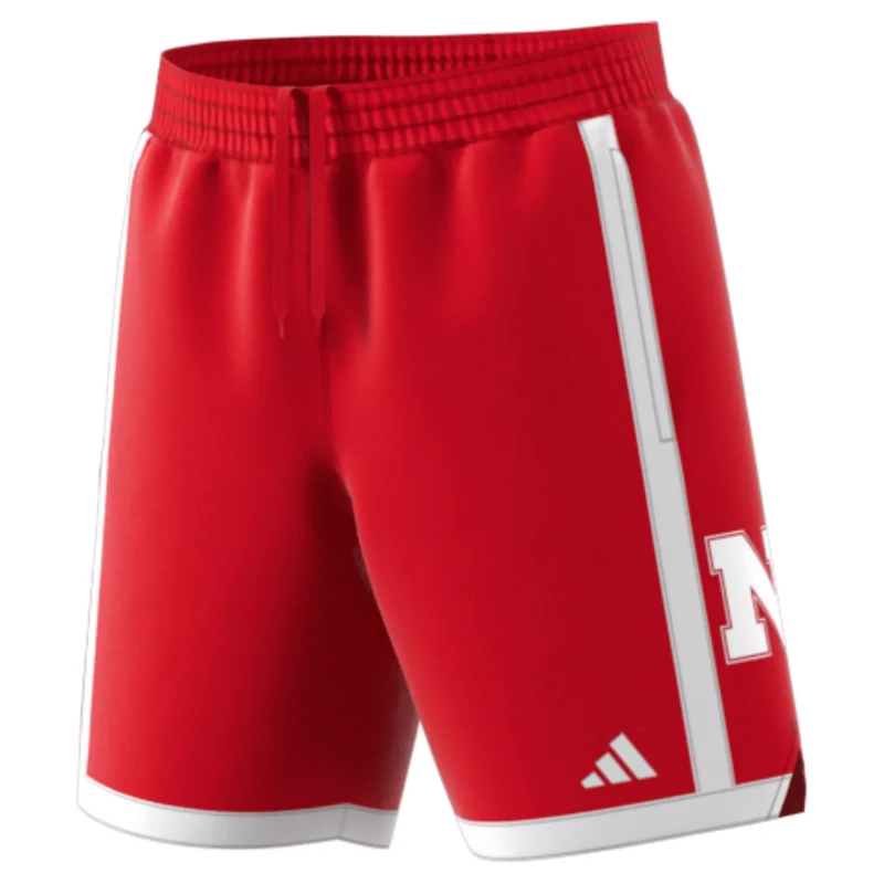 adidas Nebraska Huskers Swingman Replica Basketball Shorts