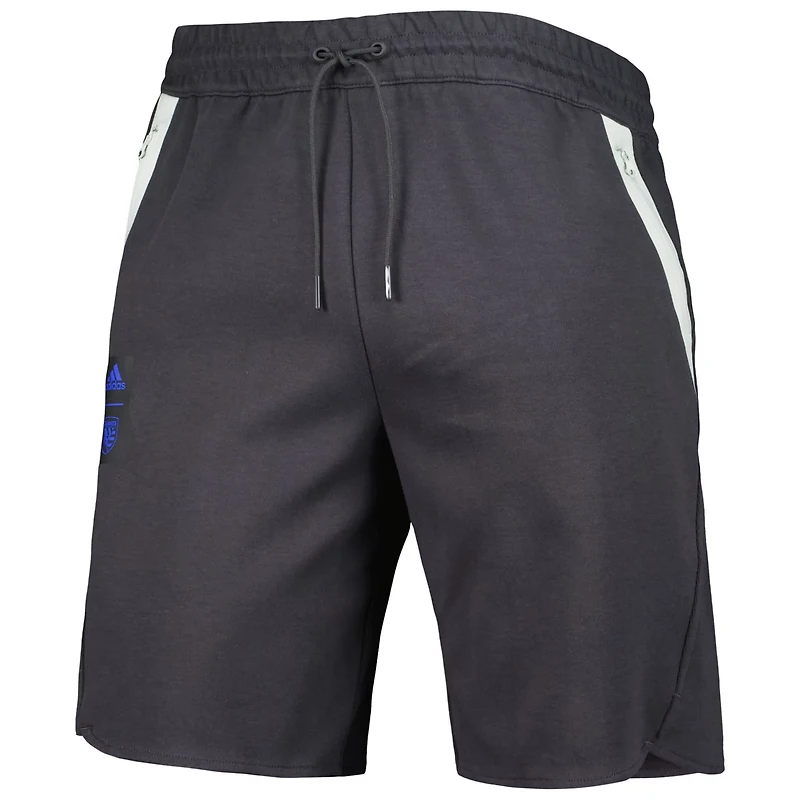 adidas San Jose Earthquakes 2023 Player Travel Shorts