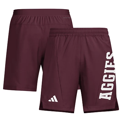 adidas Texas AM Aggies Designed for Training AEROREADY Shorts