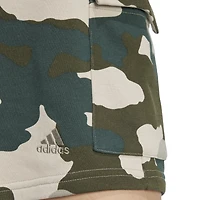 Adidas Women's Camo Print Cargo Shorts