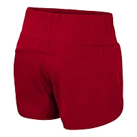 Colosseum Ohio State Buckeyes Stop By Smocked High Waist Shorts