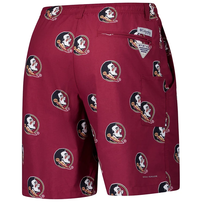 Columbia Florida State Seminoles PFG Backcast III Omni-Shade Shorts