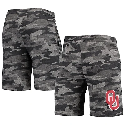 Concepts Sport /Gray Oklahoma Sooners Camo Backup Terry Jam Lounge Shorts