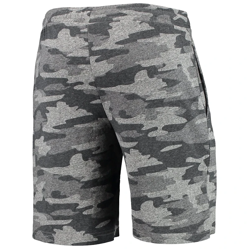 Concepts Sport /Gray Penn State Nittany Lions Camo Backup Terry Jam Lounge Shorts
