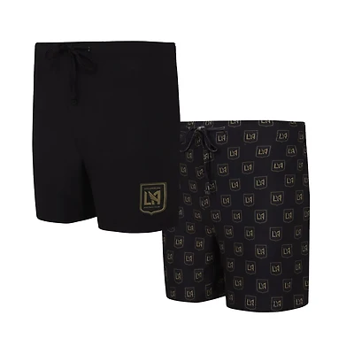 Concepts Sport LAFC Gauge Two-Pack Shorts Set