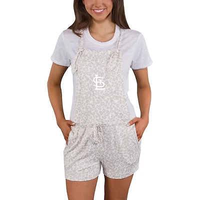 Concepts Sport St Louis Cardinals Montana Hacci Knit Romper Overalls