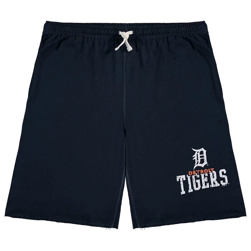Detroit Tigers Big  Tall French Terry Shorts
