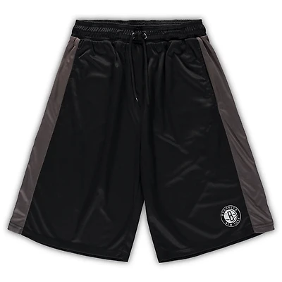 Fanatics Branded /Charcoal Brooklyn Nets Big  Tall Performance Shorts