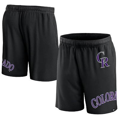 Fanatics Branded Colorado Rockies Clincher Mesh Shorts