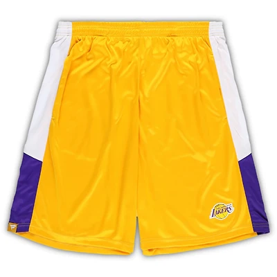 Fanatics Branded Los Angeles Lakers Big Tall Champion Rush Practice Shorts