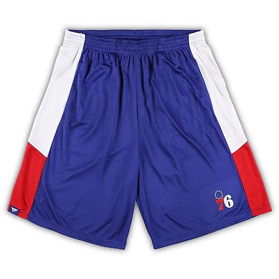 Fanatics Branded Philadelphia 76ers Big  Tall Champion Rush Practice Shorts