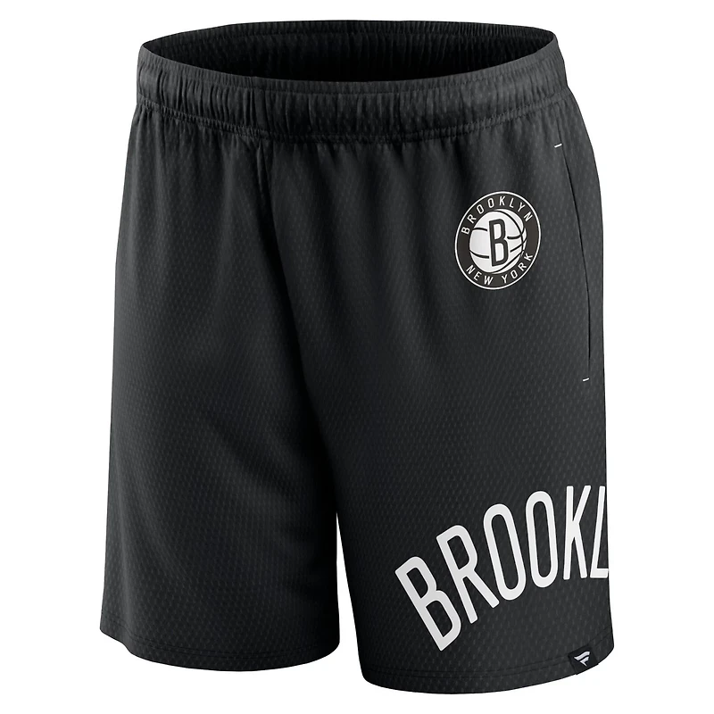 Fanatics Brooklyn Nets Free Throw Mesh Shorts