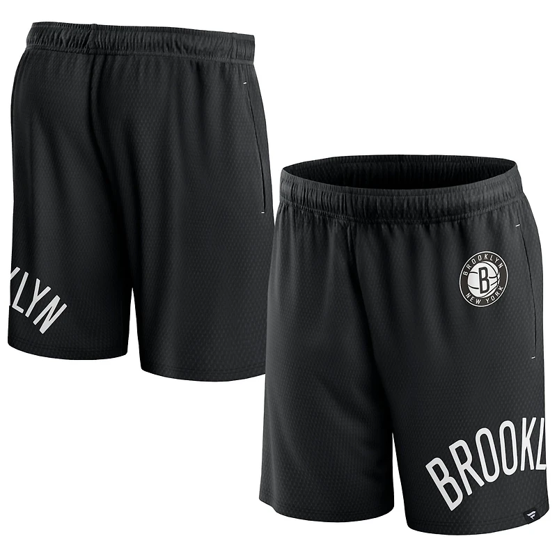 Fanatics Brooklyn Nets Free Throw Mesh Shorts
