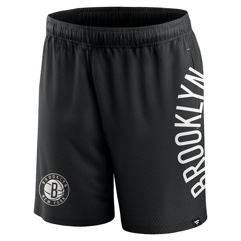 Fanatics Brooklyn Nets Post Up Mesh Shorts