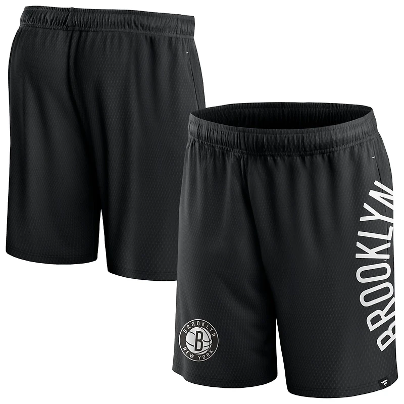 Fanatics Brooklyn Nets Post Up Mesh Shorts