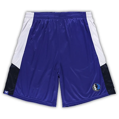 Fanatics Dallas Mavericks Big  Tall Champion Rush Practice Shorts