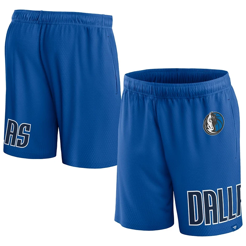 Fanatics Dallas Mavericks Free Throw Mesh Shorts