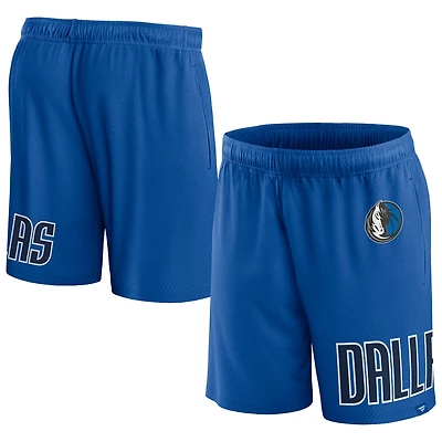 Fanatics Dallas Mavericks Free Throw Mesh Shorts
