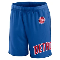 Fanatics Detroit Pistons Free Throw Mesh Shorts