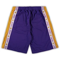 Fanatics Gold Los Angeles Lakers Big  Tall Tape Mesh Shorts