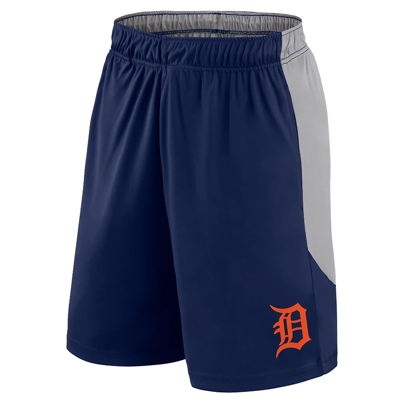 Fanatics Gray Detroit Tigers Go Hard Shorts