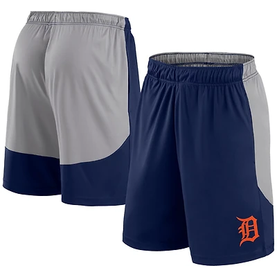 Fanatics Gray Detroit Tigers Go Hard Shorts