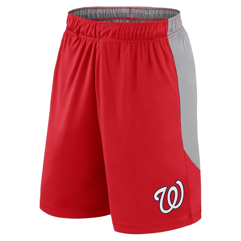 Fanatics Gray Washington Nationals Go Hard Shorts
