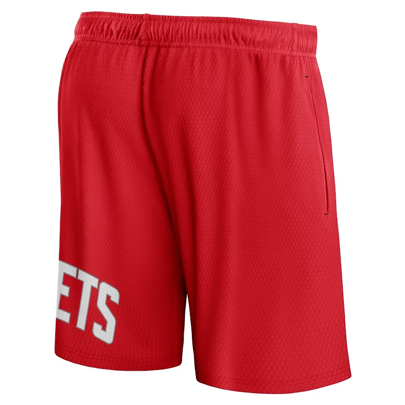 Fanatics Houston Rockets Free Throw Mesh Shorts