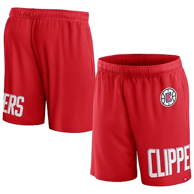 Fanatics LA Clippers Free Throw Mesh Shorts