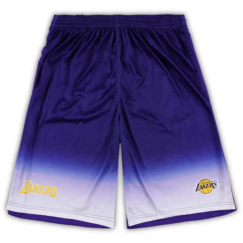 Fanatics Los Angeles Lakers Big  Tall Fadeaway Shorts