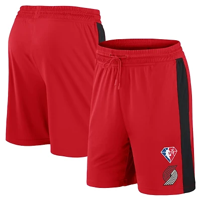 Fanatics Portland Trail Blazers 75th Anniversary Downtown Performance Practice Shorts