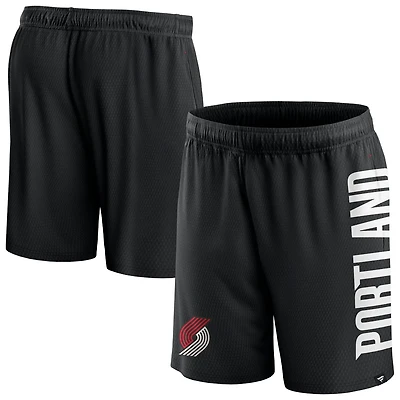 Fanatics Portland Trail Blazers Post Up Mesh Shorts