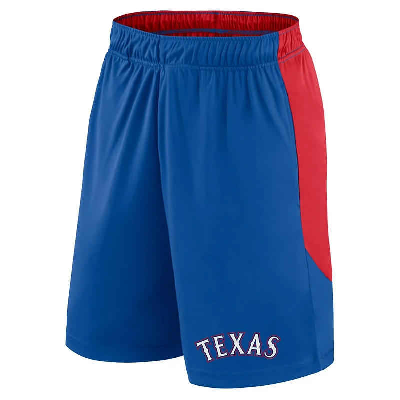 Fanatics Red Texas Rangers Launch Polyester Shorts